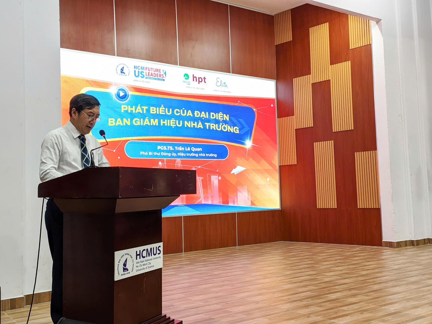 PGS. TS Trần Lê Quan phát biểu tại chương trình.