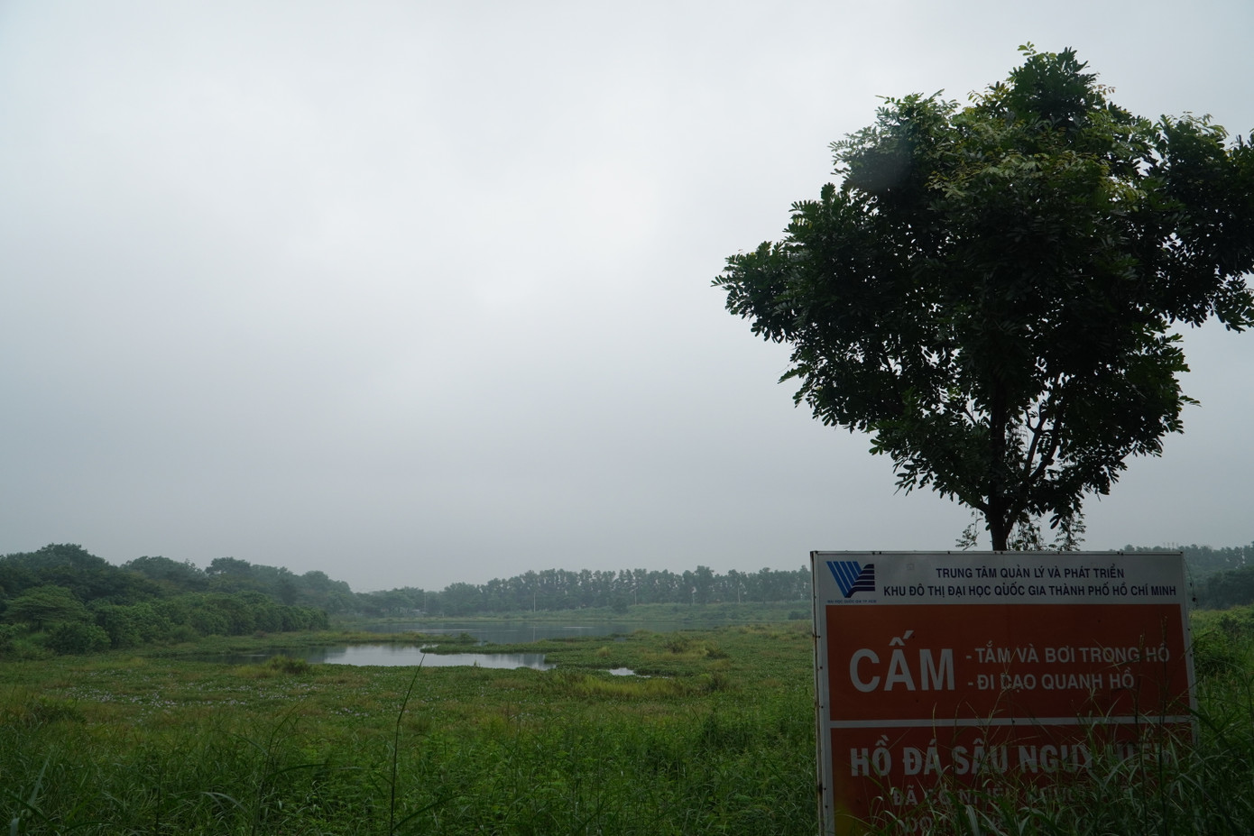 "Trong thời gian sinh hoạt công dân đầu năm của sinh viên, Trung tâm Quản lý và phát triển Khu đô thị ĐHQG TP. HCM, công an và chính quyền địa phương tổ chức những buổi tuyên truyền về sự nguy hiểm của hồ đá và cách thức bảo vệ tài sản, tính mạng khi vui chơi, học tập ở Làng Đại học Thủ Đức", Nguyễn Huy (sinh viên trường ĐH KHXH&NV, ĐHQG TP. HCM) chia sẻ.