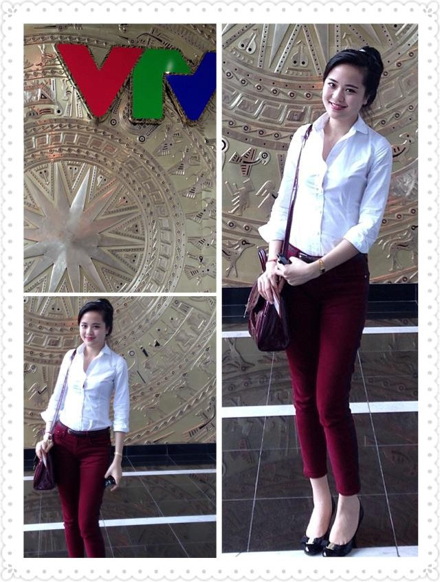 Cô hiện là MC Dự báo thời tiết của VTV