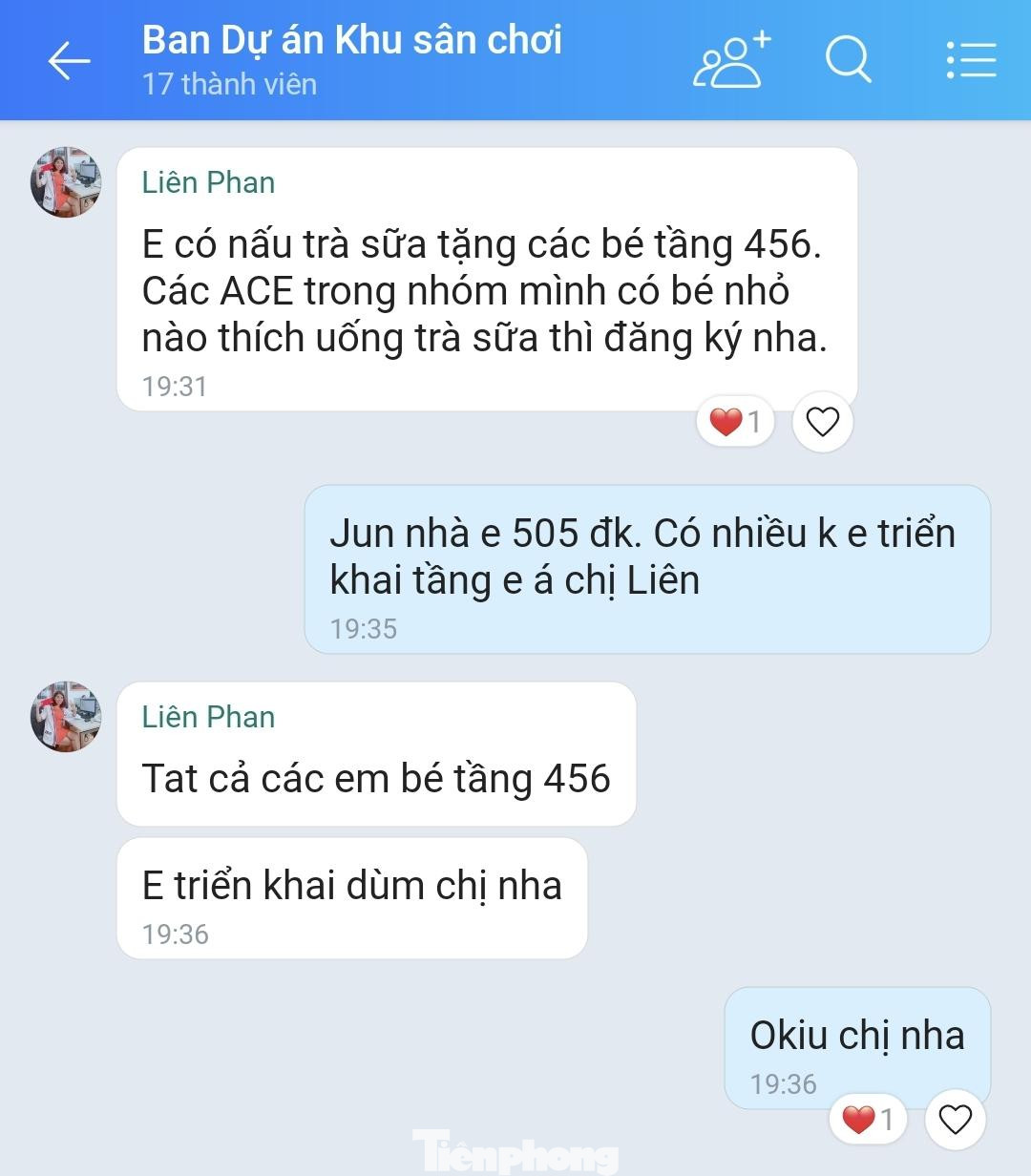 Chị Liên làm trà sữa tặng các bé ở các tầng bị phong tỏa Chị Liên làm trà sữa tặng các bé ở các tầng bị phong tỏa