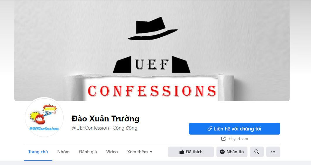 Fanpage confession Trường ĐH Kinh tế- Tài chính TPHCM (UEF) bị đổi tên đến trưa ngày 8/10 vẫn chưa lấy lại tên Fanpage confession Trường ĐH Kinh tế- Tài chính TPHCM (UEF) bị đổi tên đến trưa ngày 8/10 vẫn chưa lấy lại tên
