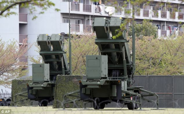 Nhật Bản triển khai lá chắn tên lửa tại thủ đô Tokyo ngày hôm qua. Nhật Bản triển khai lá chắn tên lửa tại thủ đô Tokyo ngày hôm qua