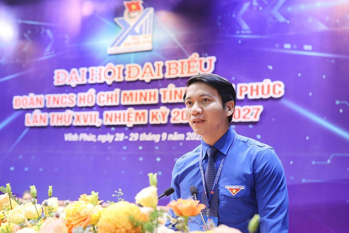 Anh Nguyễn Ngọc Lương phát biểu chỉ đạo tại Đại hội. Ảnh: Như Ý