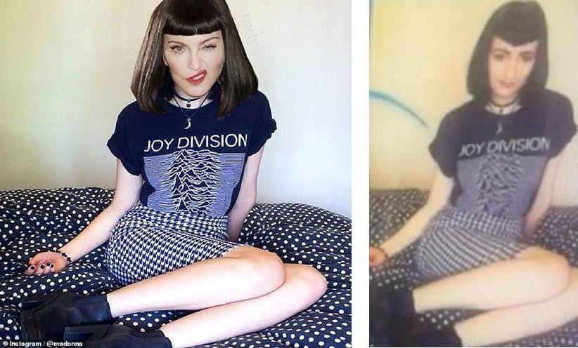 Amelia tố Madonna cắt ghép ảnh không xin phép, cũng không phản hồi khi bị phát hiện.