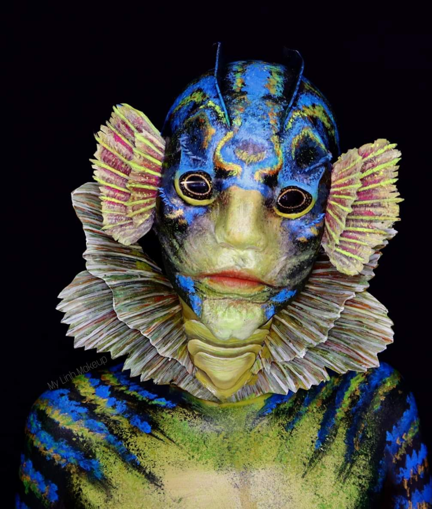 Nhân vật trong The shape of water.