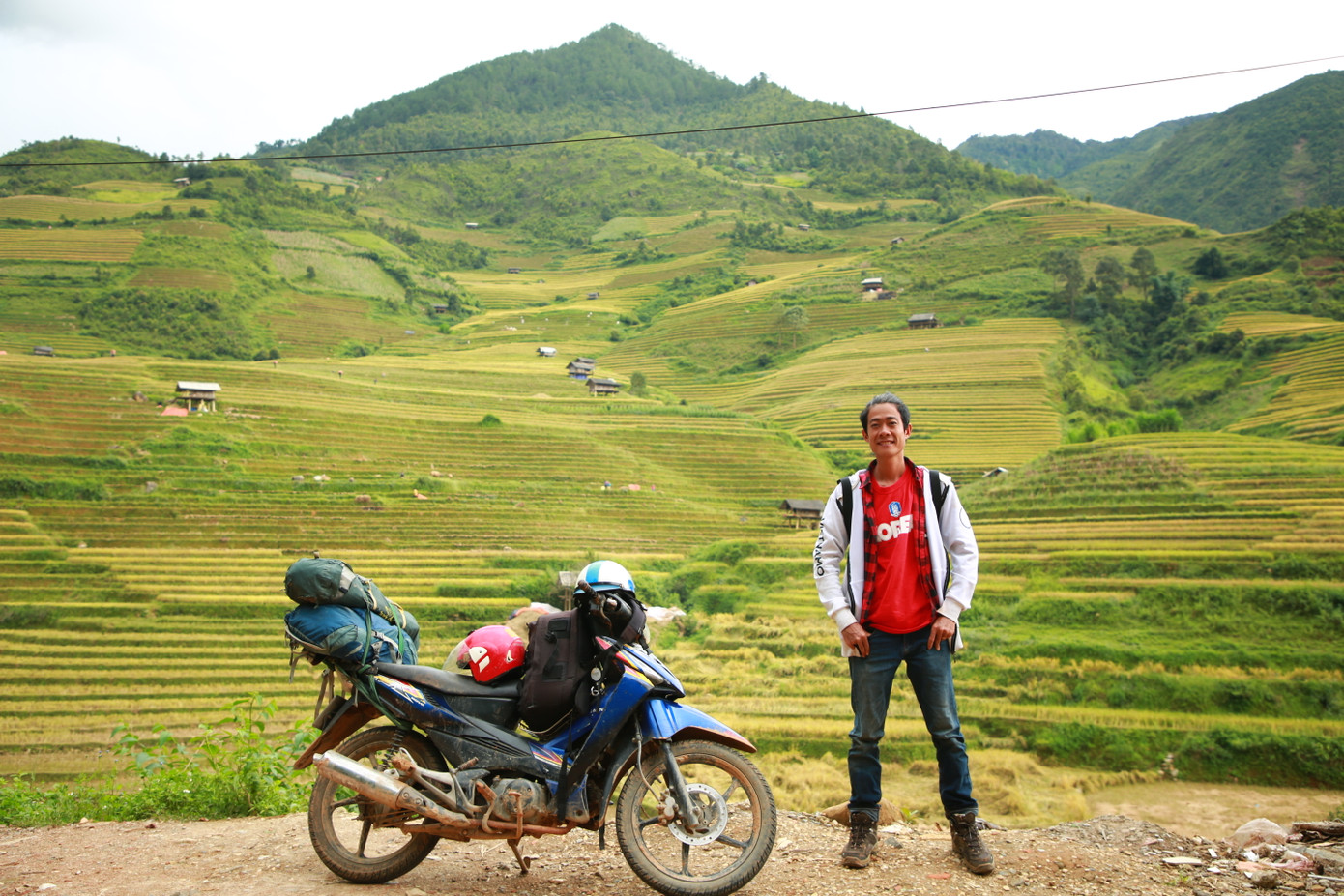 Nguyễn Thanh Tuấn với đam mê du lịch &apos;bụi&apos;.