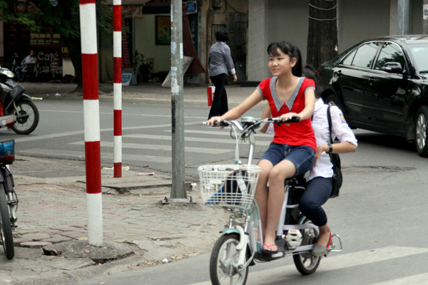 Học sinh là đối tượng sử dụng xe đạp điện nhiều nhất