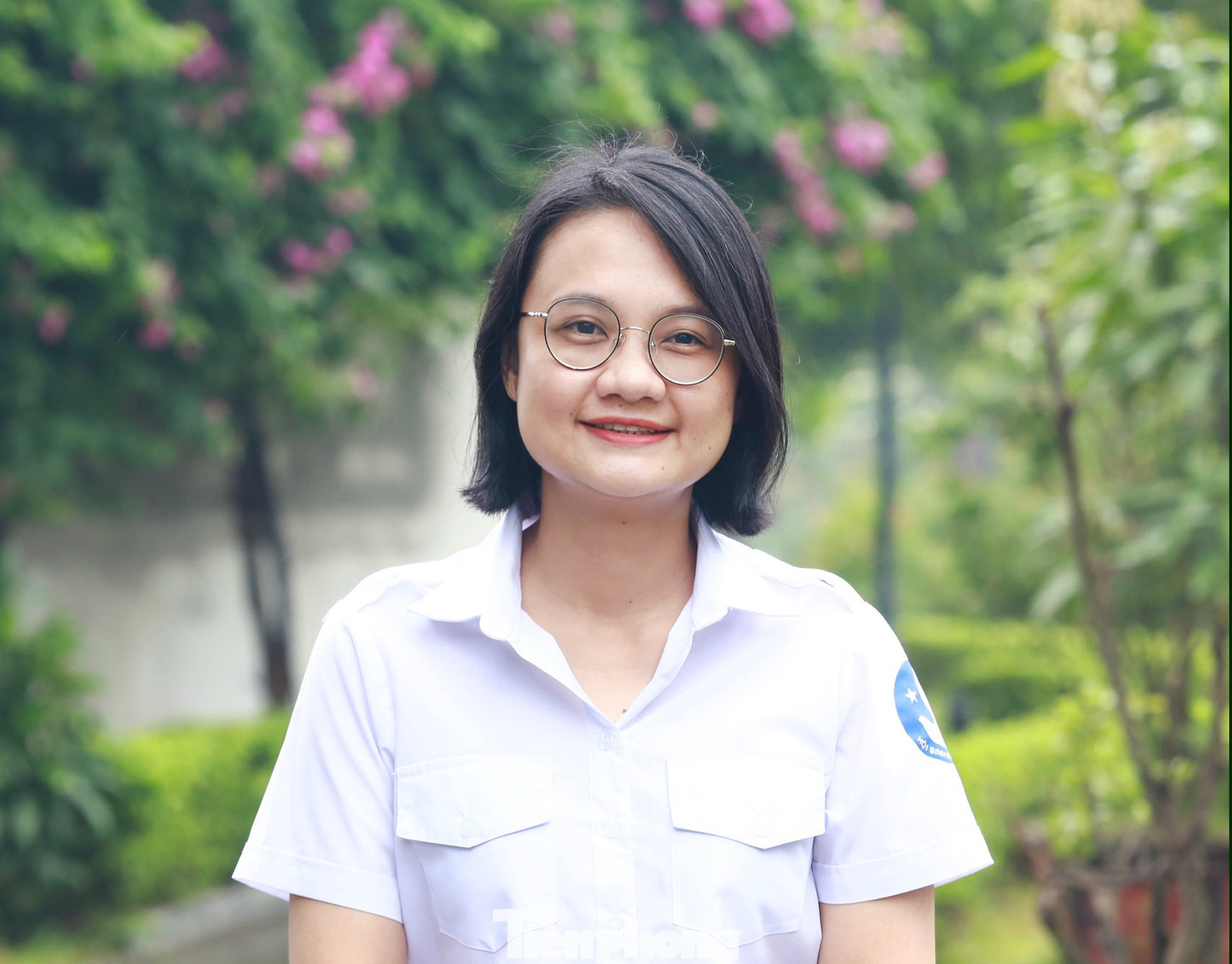 Chị Trần Thu Hà - tân Phó Chủ tịch T.Ư Hội Sinh viên Việt Nam khóa X.