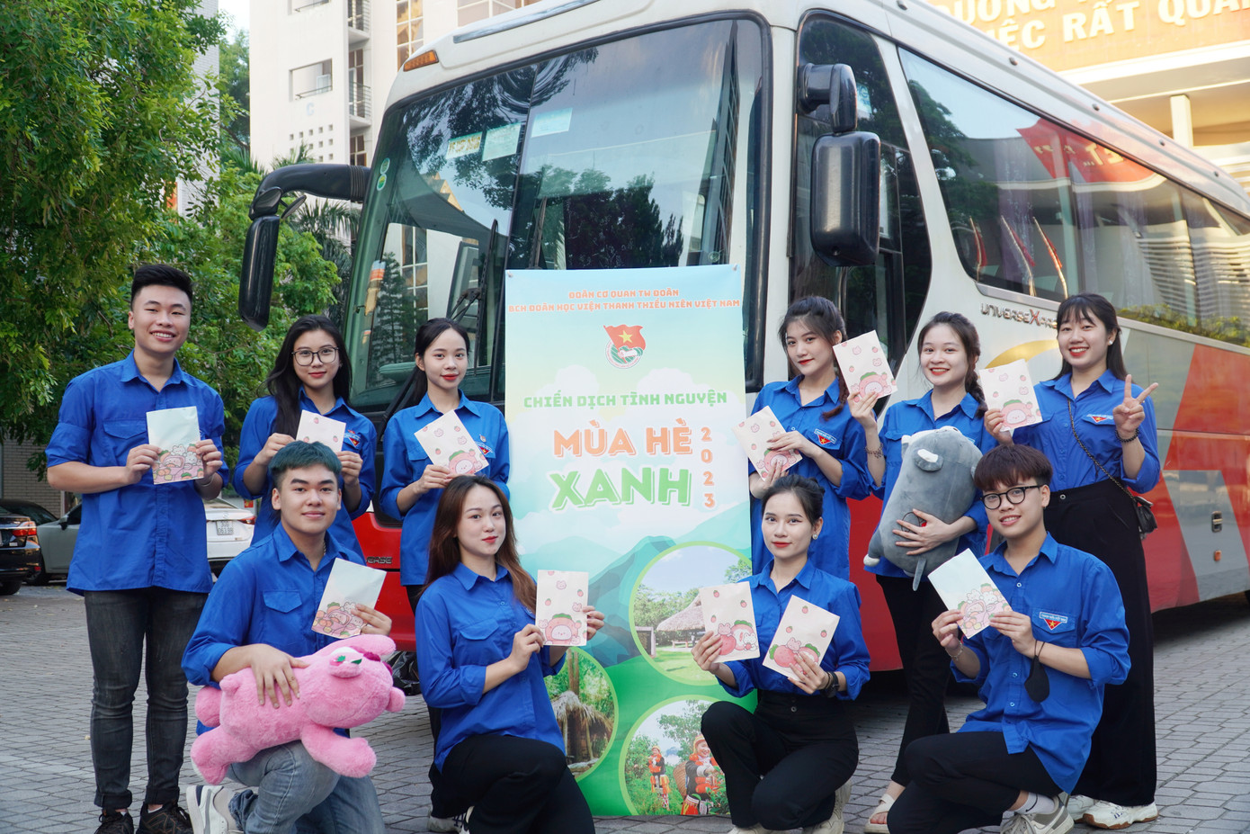 Các tình nguyện viên Học viên lên đường. Ảnh: BTC Các tình nguyện viên Học viên lên đường. Ảnh: BTC