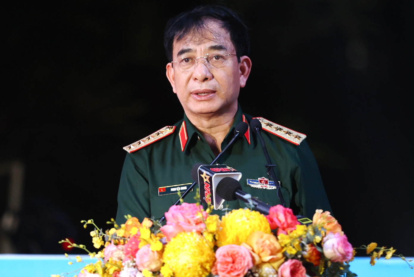 Đại tướng Phan Văn Giang phát biểu tại chương trình. Ảnh: Như Ý