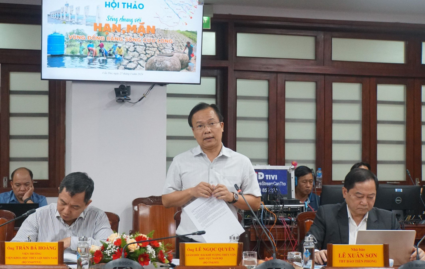 Ông Lê Ngọc Quyền – Giám đốc Đài Khí tượng Thủy văn khu vực Nam Bộ (Tổng cục Khí tượng, Bộ TN&MT) Ông Lê Ngọc Quyền – Giám đốc Đài Khí tượng Thủy văn khu vực Nam Bộ (Tổng cục Khí tượng, Bộ TN&MT)