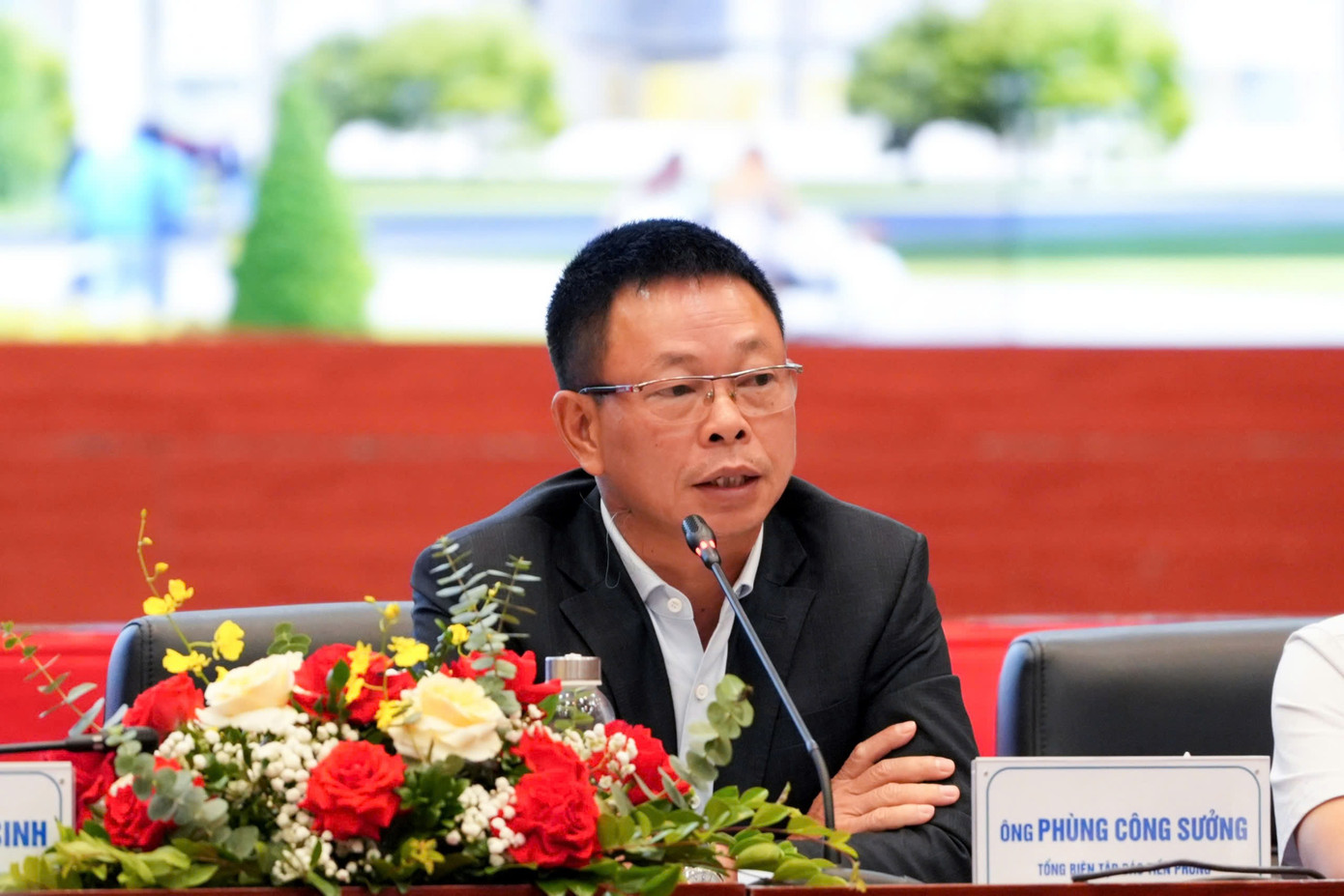 Nhà báo Phùng Công Sưởng - Tổng Biên tập Báo Tiền Phong