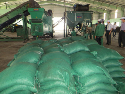 Phân thành phẩm từ rác thải