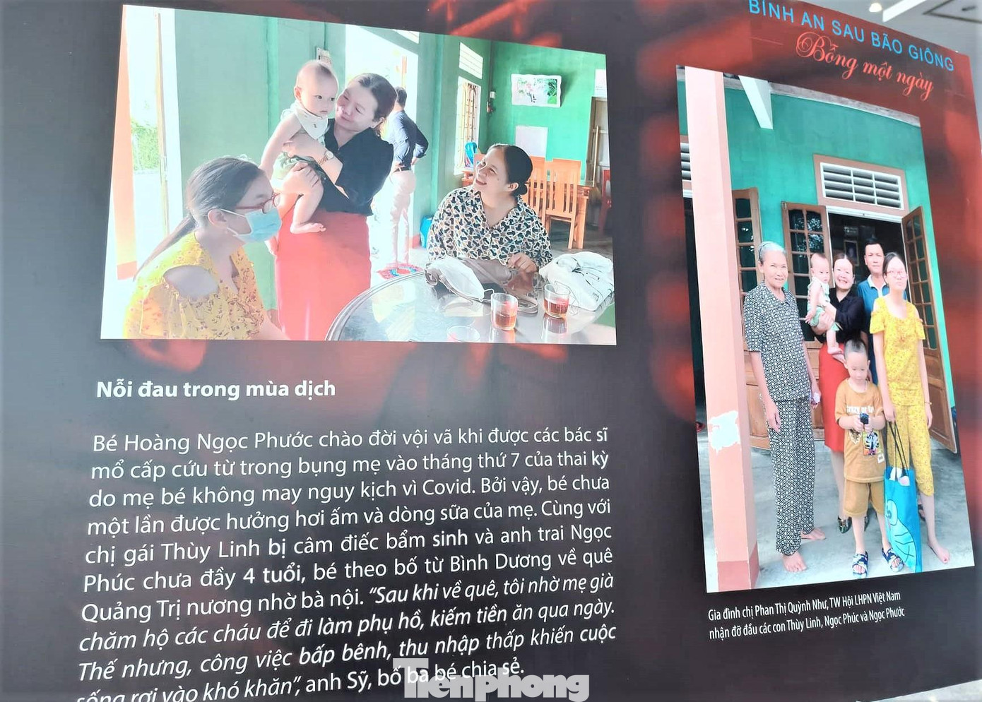 Bé Hoàng Ngọc Phước chưa đầy 4 tuổi đã theo mẹ từ Quảng Trị vào Bình Dương. Sau khi mẹ mất do COVID-19, bé Phước được "Mẹ đỡ đầu" sát cánh Bé Hoàng Ngọc Phước chưa đầy 4 tuổi đã theo mẹ từ Quảng Trị vào Bình Dương. Sau khi mẹ mất do COVID-19, bé Phước được "Mẹ đỡ đầu" sát cánh