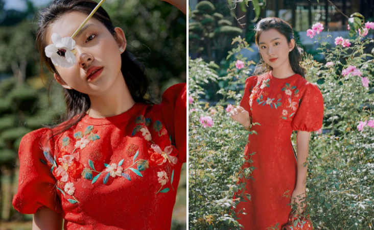 Thu Trang gây ấn tượng bởi nhan sắc nàng thơ. Thu Trang gây ấn tượng bởi nhan sắc nàng thơ.