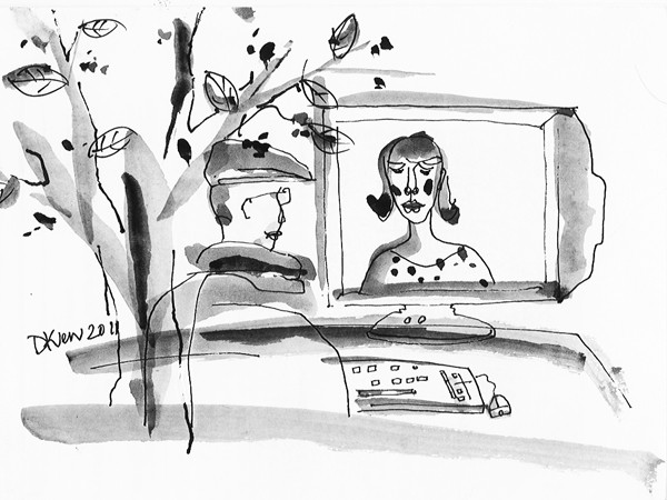 Minh họa của Doãn Hoàng Kiên. Minh họa của Doãn Hoàng Kiên