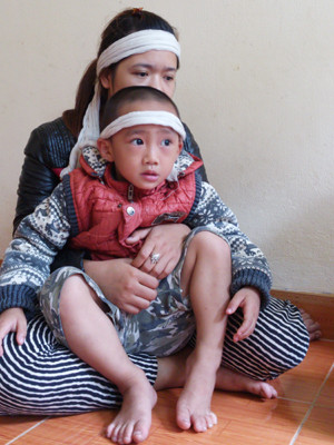 Nạn nhân Tuấn mất đi, để lại vợ trẻ và con thơ bơ vơ