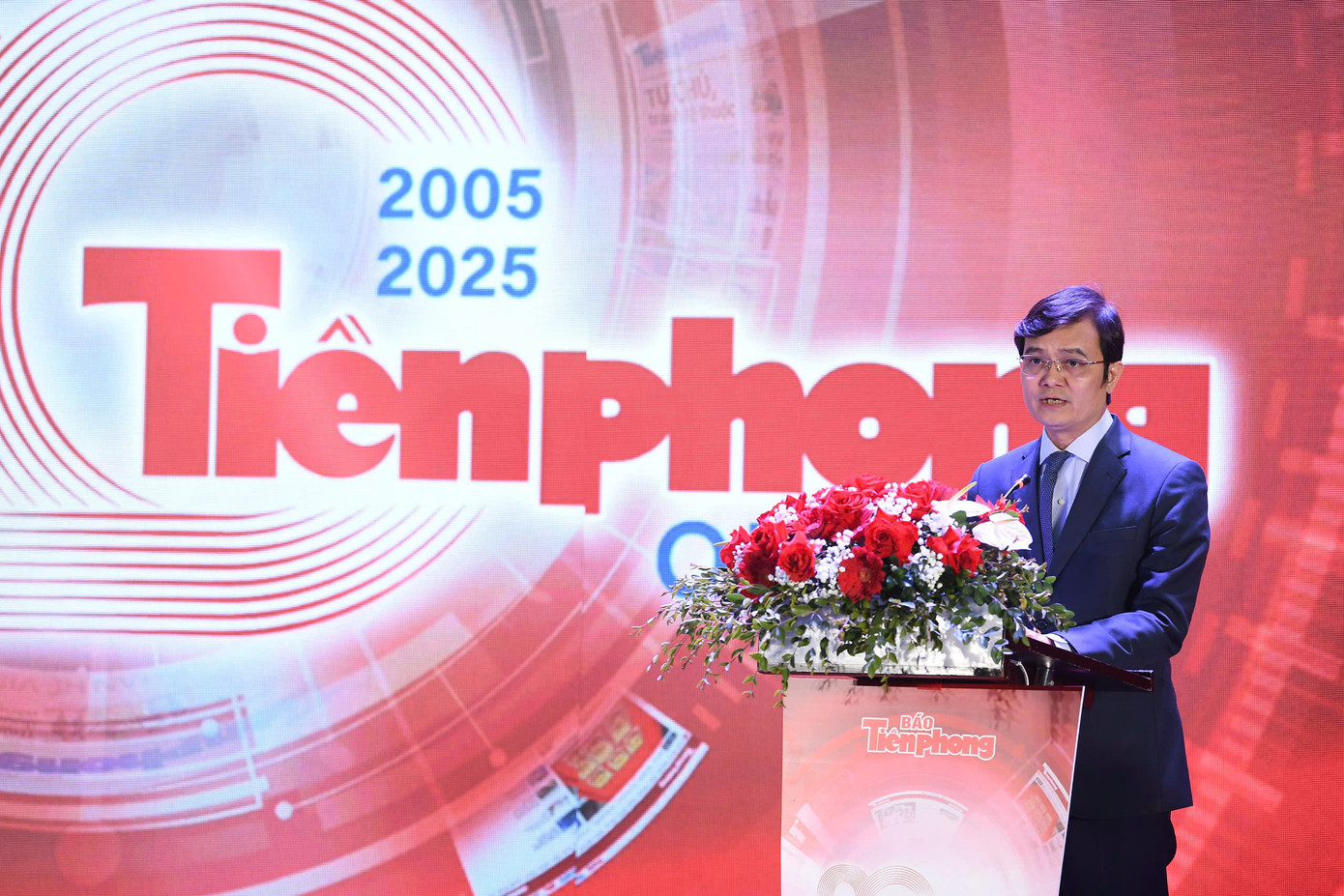 Bí thư thứ nhất Ban Chấp hành Trung ương Đoàn TNCS Hồ Chí Minh Bùi Quang Huy phát biểu tại chương trình. Ảnh: Trọng Tài Bí thư thứ nhất Ban Chấp hành Trung ương Đoàn TNCS Hồ Chí Minh Bùi Quang Huy phát biểu tại chương trình. Ảnh: Trọng Tài