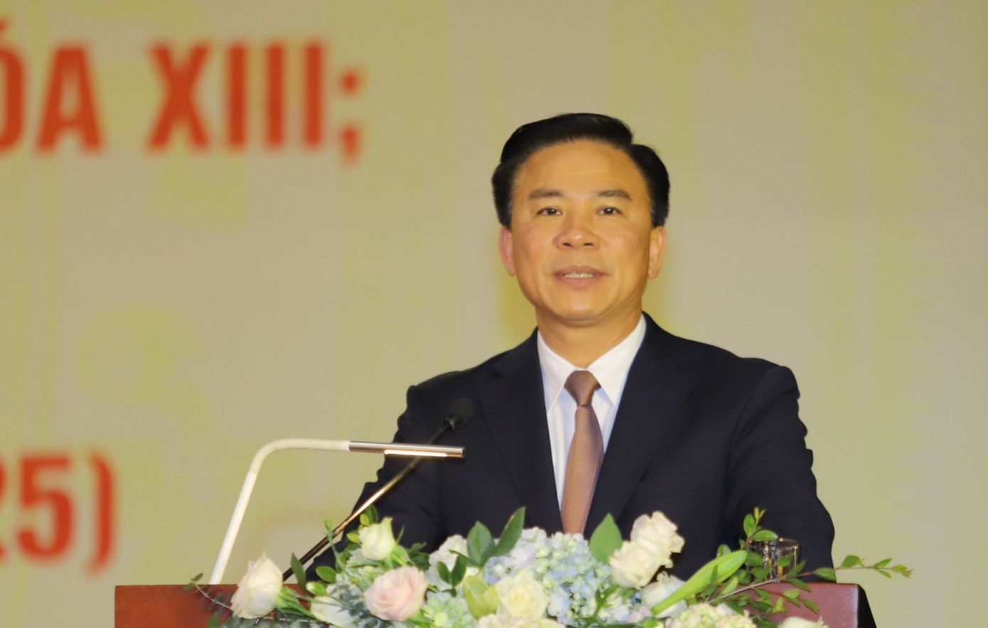 Bí thư Tỉnh uỷ Thanh Hoá Đỗ Trọng Hưng phát biểu tại hội nghị. Bí thư Tỉnh uỷ Thanh Hoá Đỗ Trọng Hưng phát biểu tại hội nghị.