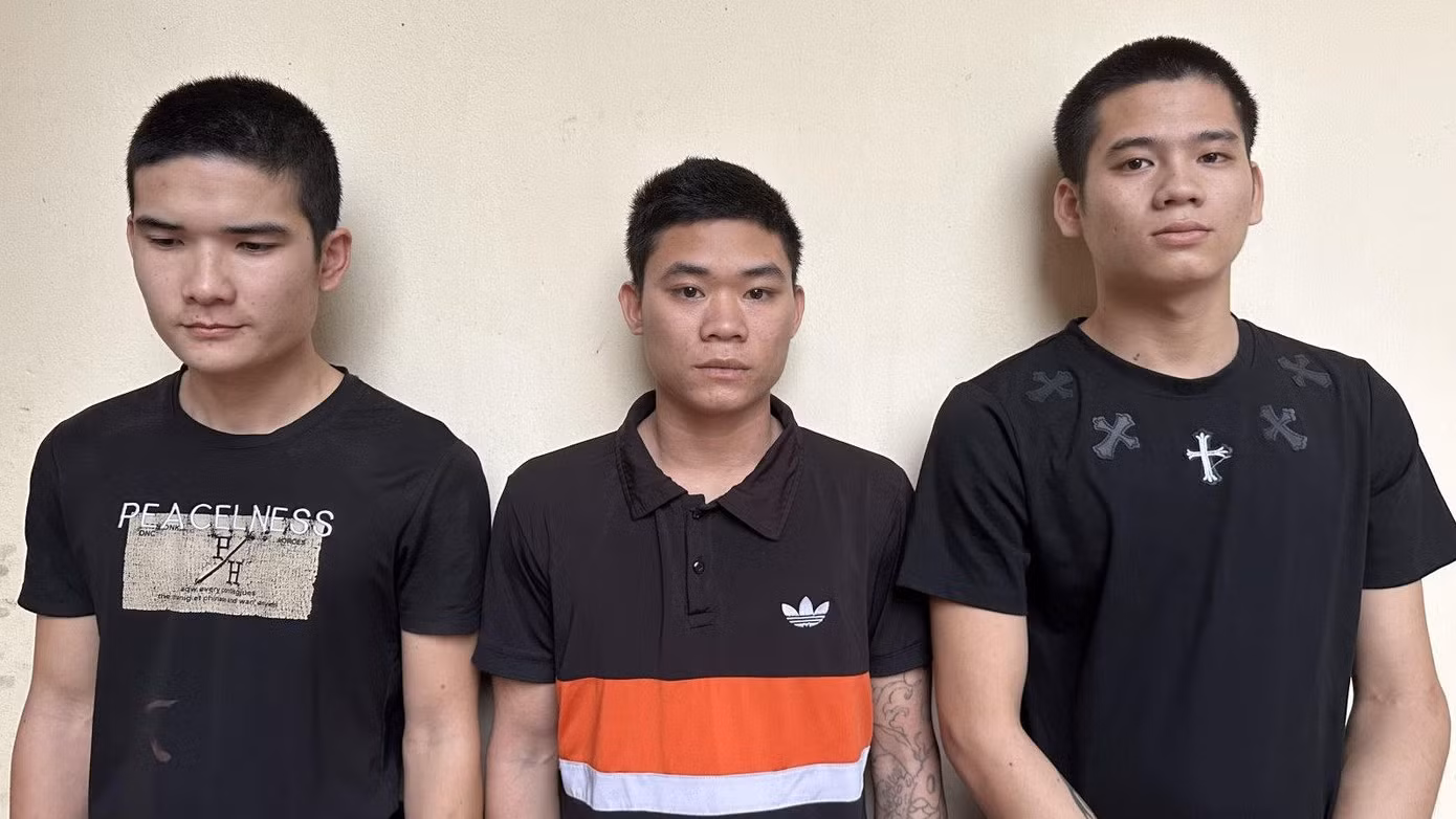 Ba đối tượng bị bắt giữ. Ảnh: Công an Thanh Hoá Ba đối tượng bị bắt giữ. Ảnh: Công an Thanh Hoá