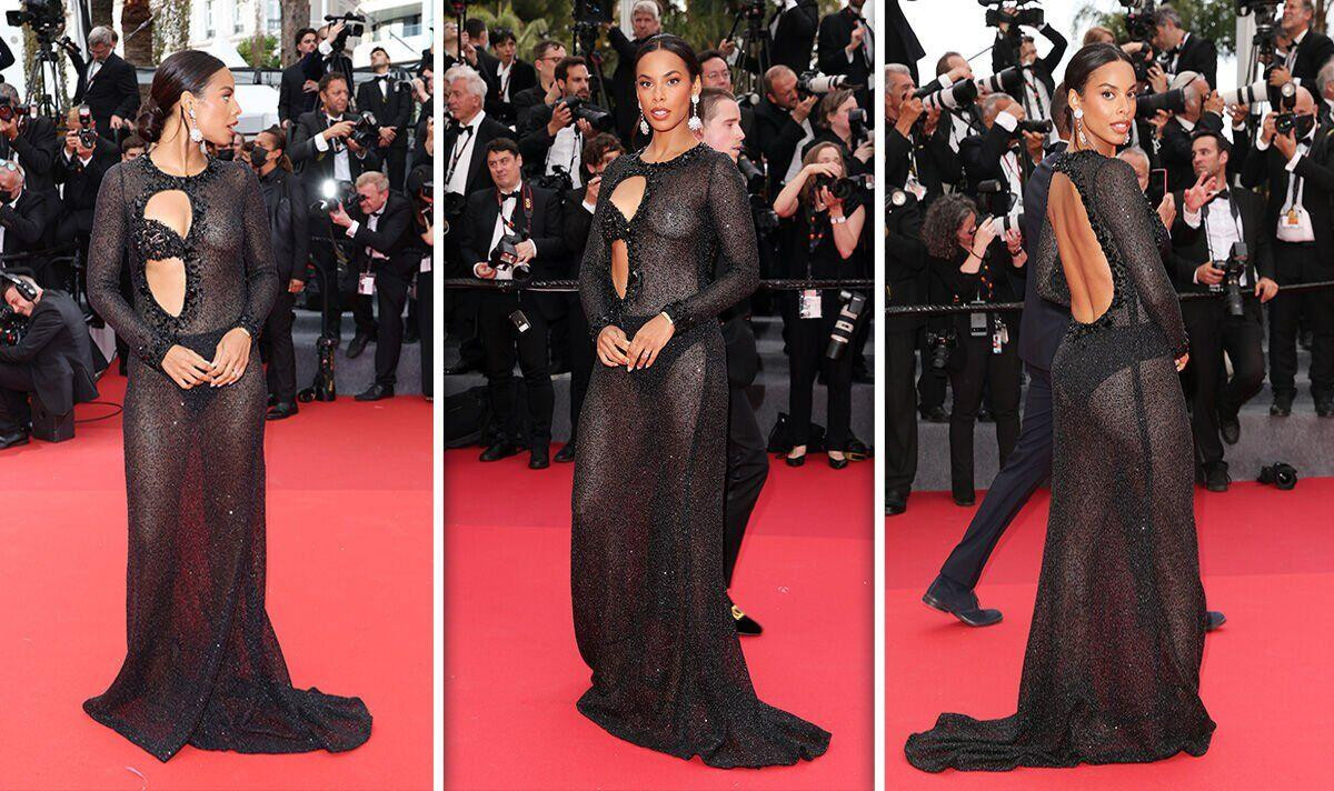 Nữ ca sĩ Anh Rochelle Humes mặc váy xuyên thấu táo bạo. Nữ ca sĩ Anh Rochelle Humes mặc váy xuyên thấu táo bạo.