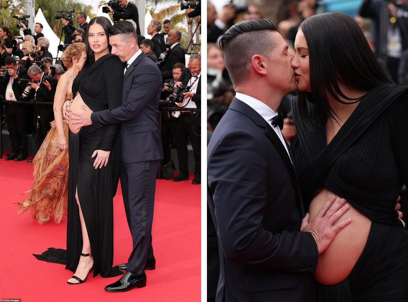 Cựu thiên thần nội y Adriana Lima diện váy khoét ngay vòng hai lộ bụng bầu. Cô cùng bạn trai Andre Lemmers thu hút sự chú ý với màn "khóa môi" ngọt ngào trên thảm đỏ LHP Cannes 2022. Cựu thiên thần nội y Adriana Lima diện váy khoét ngay vòng hai lộ bụng bầu. Cô cùng bạn trai Andre Lemmers thu hút sự chú ý với màn "khóa môi" ngọt ngào trên thảm đỏ LHP Cannes 2022.