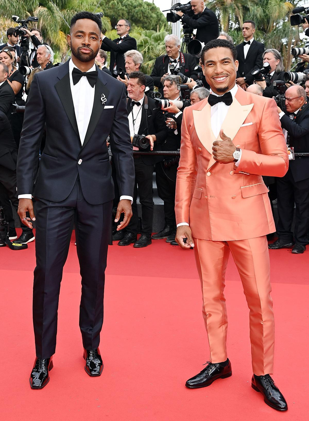 Diễn viên Jay Ellis và Grey Tarzan Davis Diễn viên Jay Ellis và Grey Tarzan Davis