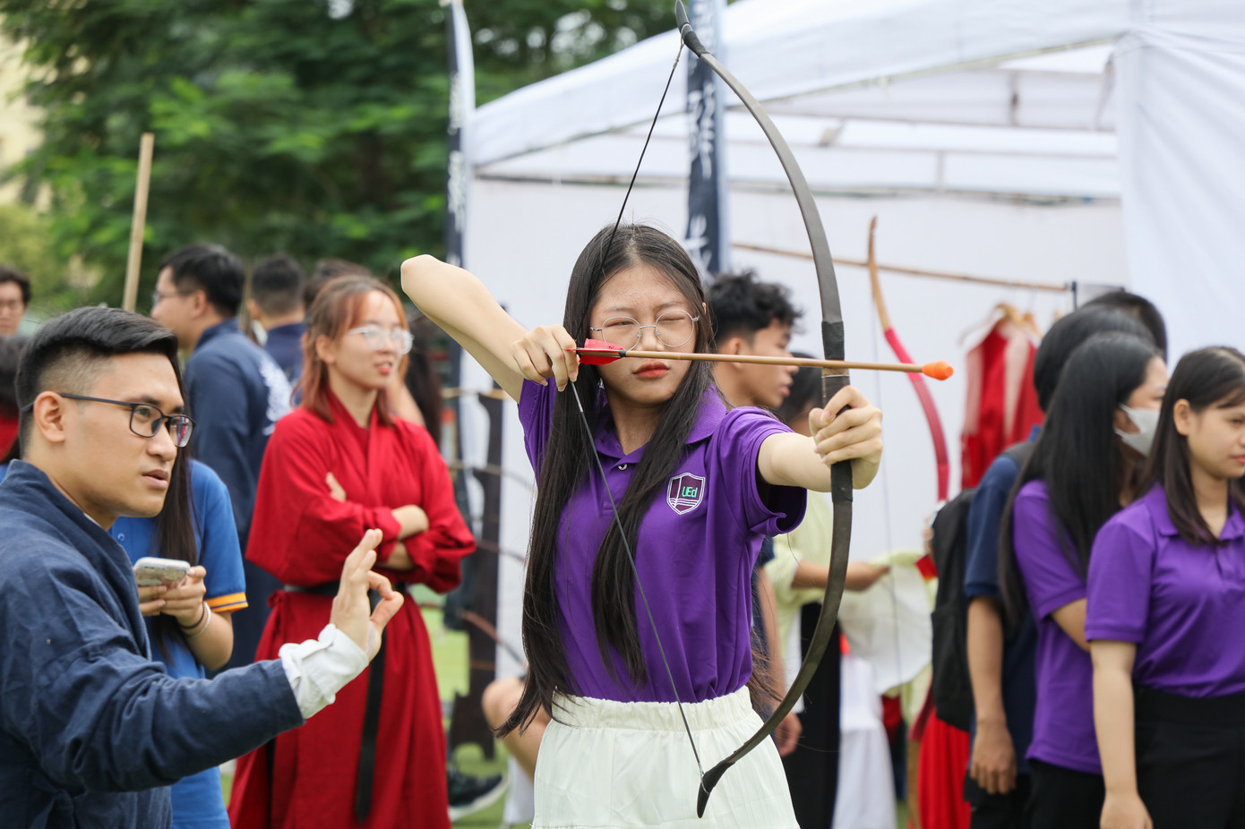 Sinh viên ĐHQGHN trải nghiệm các môn thể thao Sinh viên ĐHQGHN trải nghiệm các môn thể thao