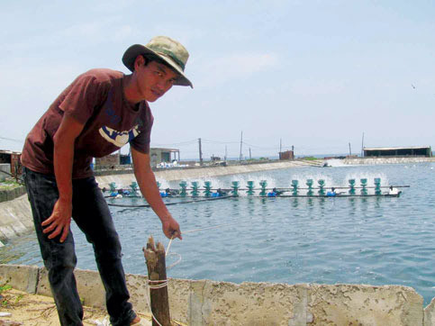 Triệu phú trẻ Phan Văn Thánh - Ảnh: Hoàng Trọng