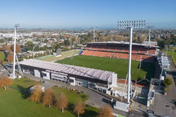 Sân Waikato, nơi diễn ra trận đấu giữa tuyển nữ Việt Nam và Bồ Đào Nha Sân Waikato, nơi diễn ra trận đấu giữa tuyển nữ Việt Nam và Bồ Đào Nha