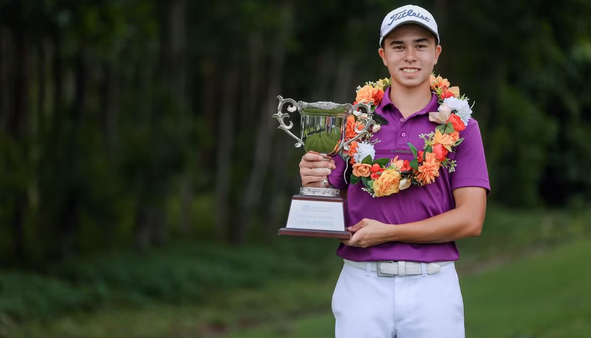 Maxime Bao Long Lam san bằng kỷ lục 65 gậy ở sân Vinpearl Golf Phú Quốc Maxime Bao Long Lam san bằng kỷ lục 65 gậy ở sân Vinpearl Golf Phú Quốc