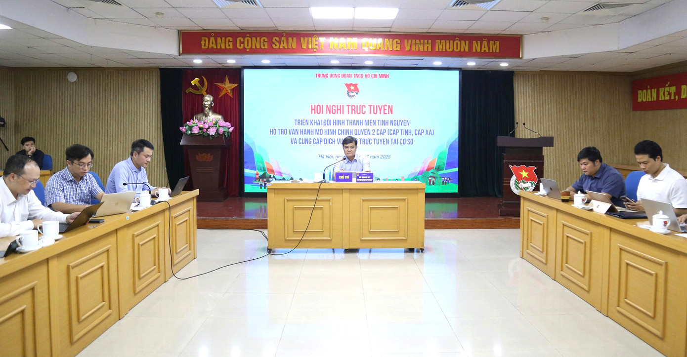 Hội nghị diễn ra theo hình thức trực tiếp kết hợp trực tuyến. Ảnh: Lâm Đăng Hải Hội nghị diễn ra theo hình thức trực tiếp kết hợp trực tuyến. Ảnh: Lâm Đăng Hải