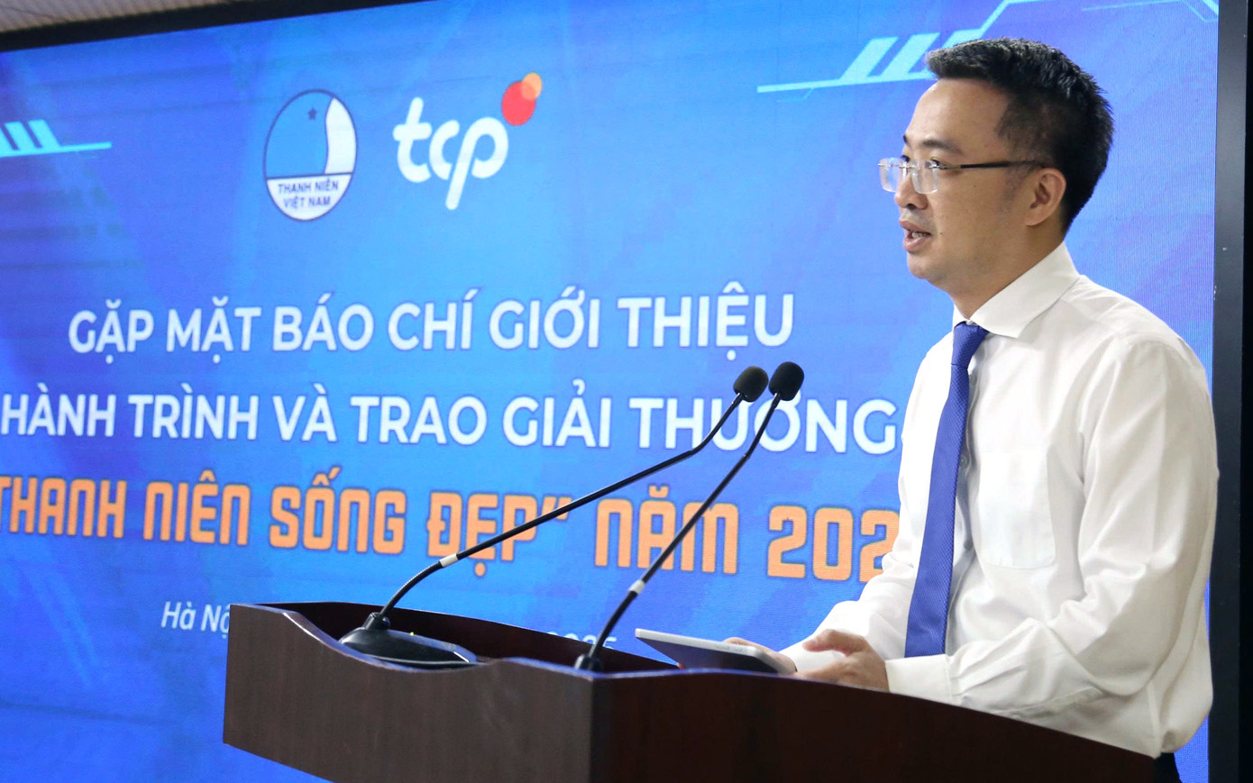 Anh Nguyễn Tường Lâm - Bí thư T.Ư Đoàn, Chủ tịch T.Ư Hội LHTN Việt Nam phát biểu tại chương trình. Ảnh: Lâm Đăng Hải Anh Nguyễn Tường Lâm - Bí thư T.Ư Đoàn, Chủ tịch T.Ư Hội LHTN Việt Nam phát biểu tại chương trình. Ảnh: Lâm Đăng Hải