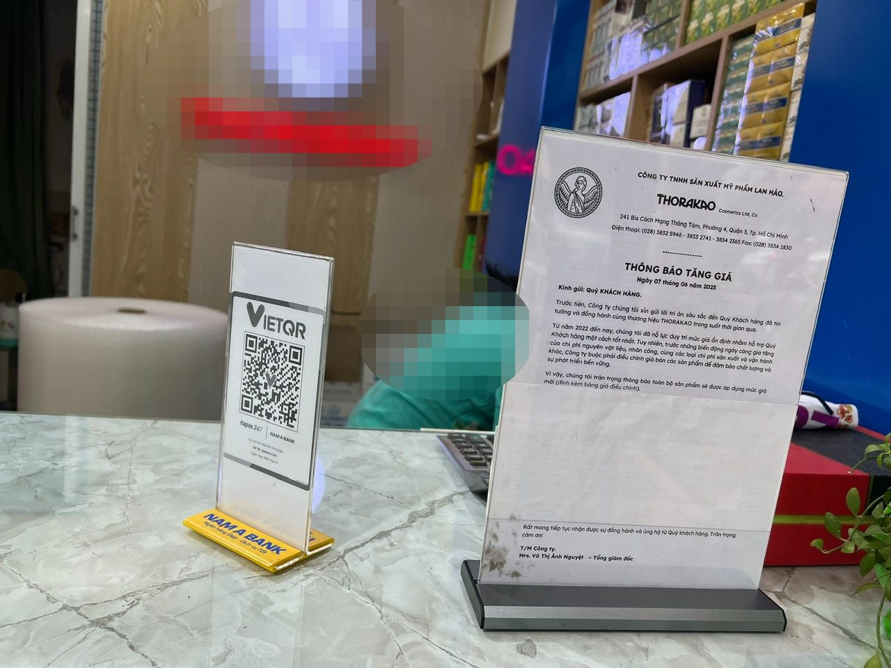 Thông báo tăng giá của Thorakao, các sản phẩm đều tăng tới 20%