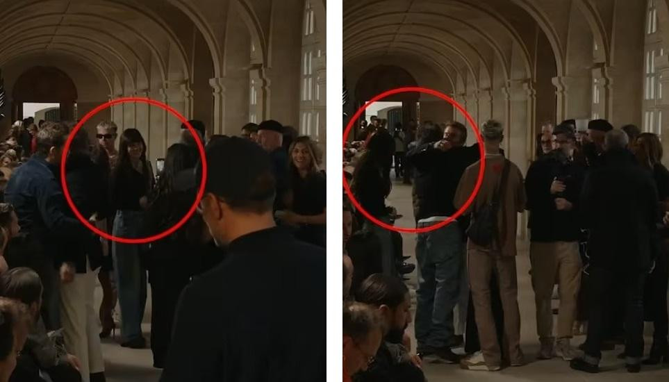 Nicola mỉm cười trò chuyện cùng gia đình chồng như chưa hề có mâu thuẫn. Nguồn tin của Daily Mail tiết lộ cặp vợ chồng trẻ cũng chúc Victoria may mắn trước show diễn quan trọng kèm theo "nhiều cái ôm". Sau đó cả gia đình Beckham cùng nhau thưởng thức cocktail. "Có rất nhiều nụ cười và tình yêu thương trong căn phòng. Đó là bầu không khí gia đình thật dễ thương", nguồn tin nói.