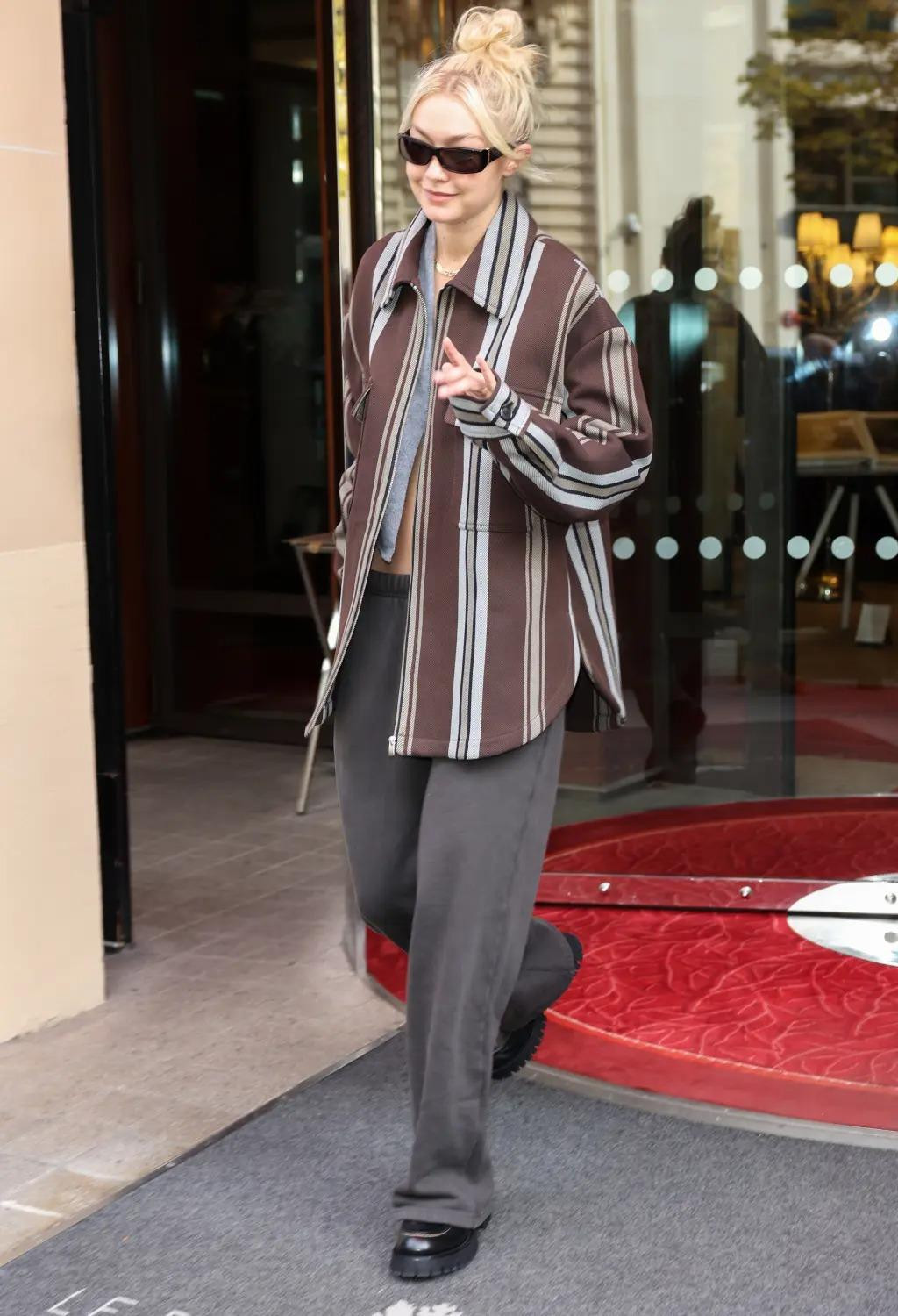 Gigi Hadid thuê phòng ở Royal Monceau trong thời gian diễn ra Tuần lễ Thời trang Paris. Ảnh: GC Images.