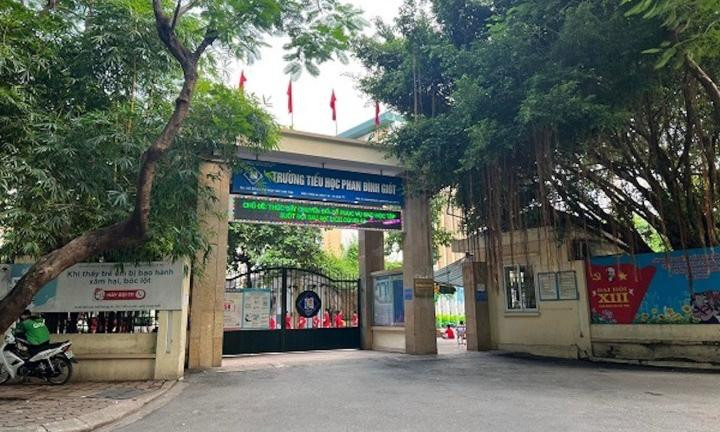 Trường Tiểu học Phan Đình Giót, nơi xảy ra vụ việc. Ảnh: VTC.