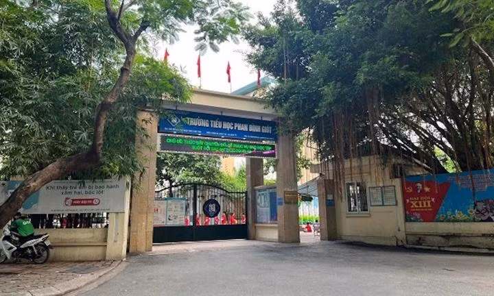 Trường Tiểu học Phan Đình Giót, nơi xảy ra vụ việc. Ảnh: VTC. Trường Tiểu học Phan Đình Giót, nơi xảy ra vụ việc. Ảnh: VTC.