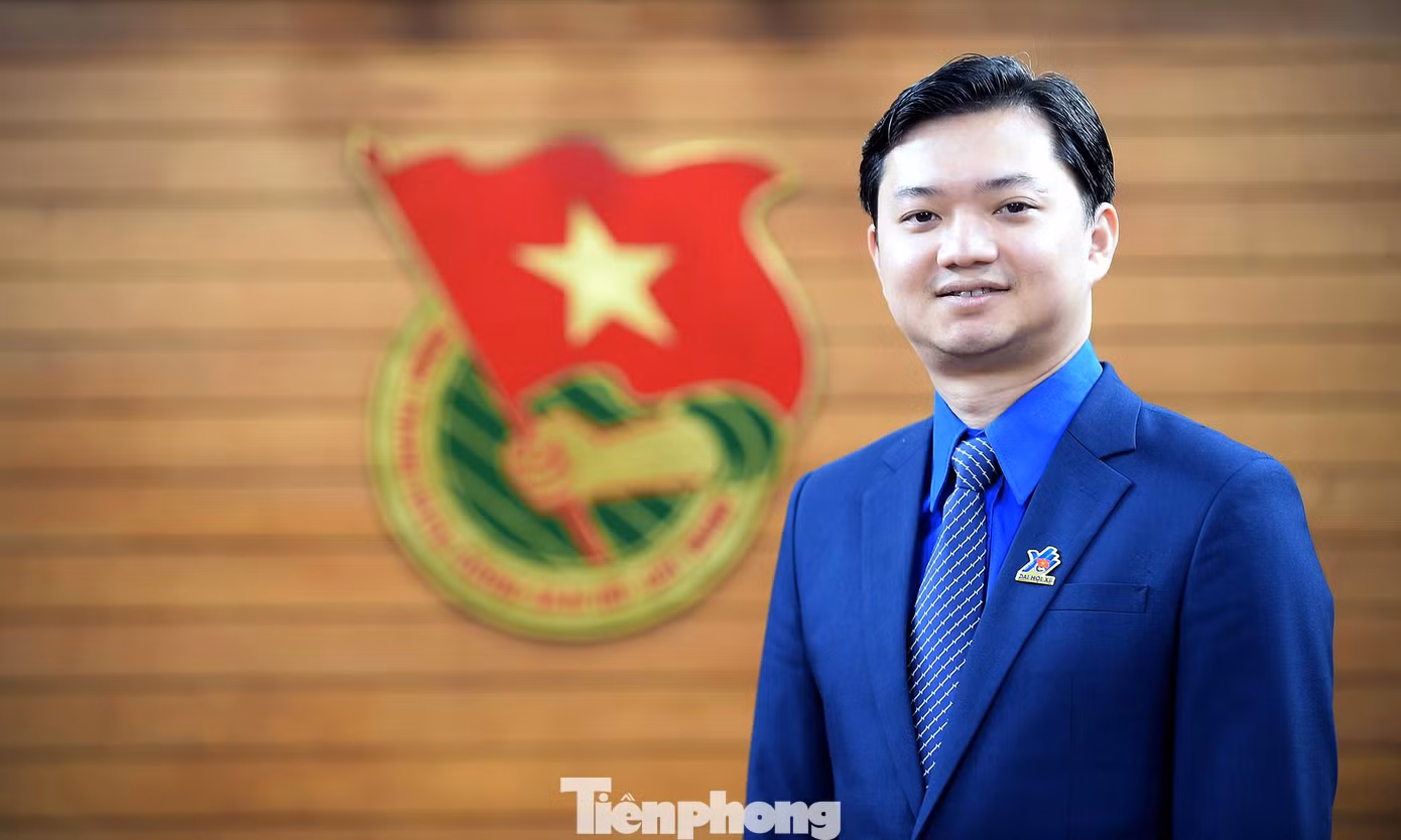 Đồng chí Nguyễn Minh Triết - Bí thư T.Ư Đoàn khóa XII. (Ảnh: Xuân Tùng)