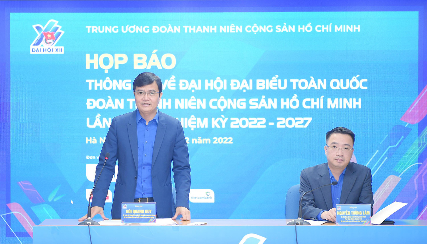 Buổi họp báo thông tin đại hội diễn ra tại trụ sở cơ quan T.Ư Đoàn. Ảnh: Xuân Tùng Buổi họp báo thông tin đại hội diễn ra tại trụ sở cơ quan T.Ư Đoàn. Ảnh: Xuân Tùng