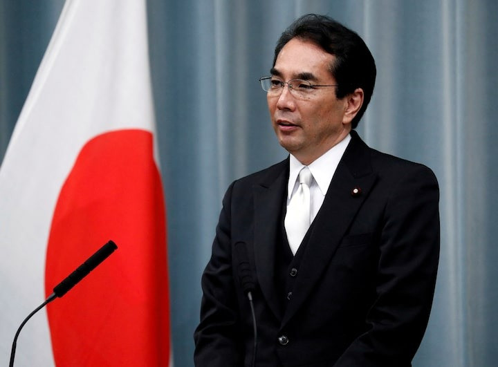 Bộ trưởng Nông nghiệp, Lâm nghiệp và Thủy sản Nhật Bản Taku Eto. (Ảnh: Reuters)