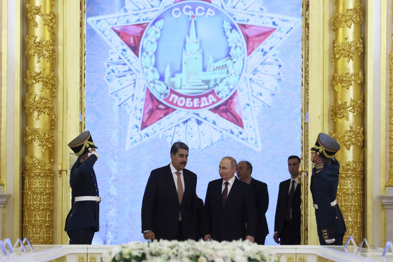 Tổng thống Nga Putin và Tổng thống Venezuela Maduro. (Ảnh: Điện Kremlin)