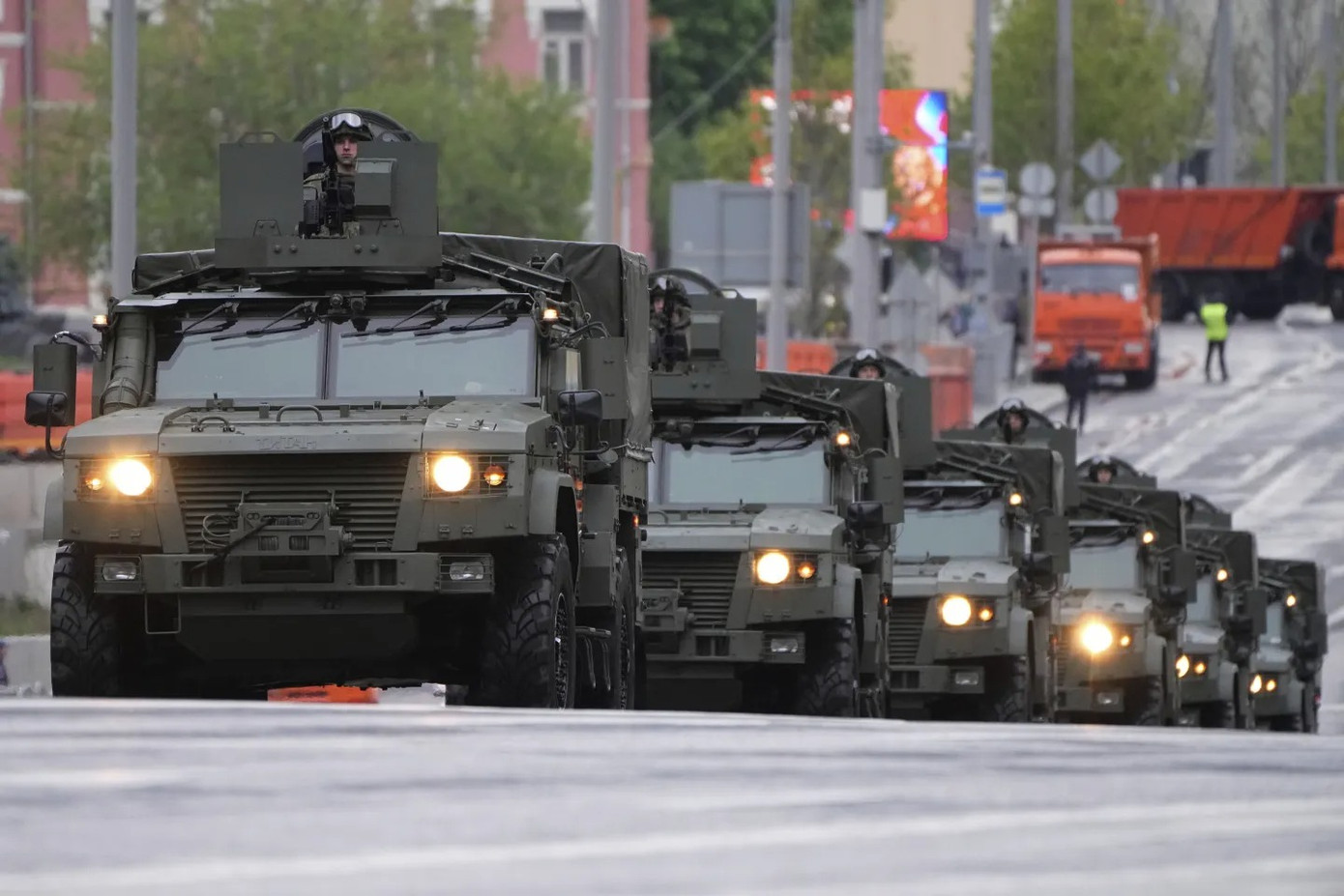 Để chào mừng Ngày Chiến thắng, người dân Nga sẽ nghỉ làm từ ngày 8 đến ngày 11/5. (Ảnh: AP)