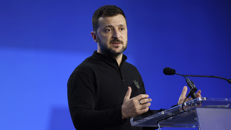 Tổng thống Ukraine Volodymyr Zelensky. (Ảnh: Getty Images)