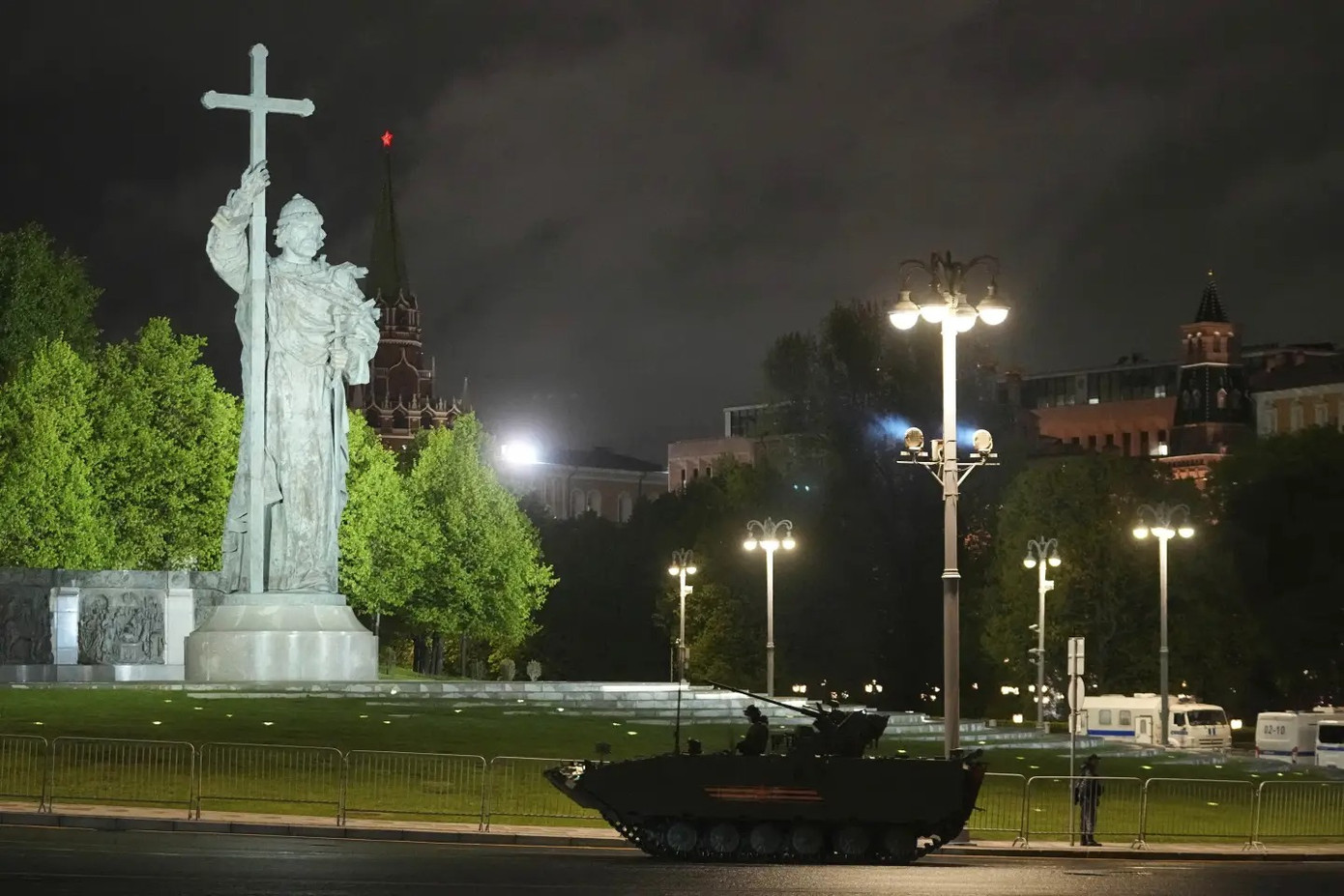 Xe chiến đấu bộ binh BMP-1. (Ảnh: AP)