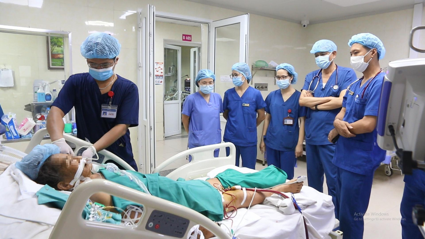 Người bệnh được cứu sống. Ảnh: BS cung cấp