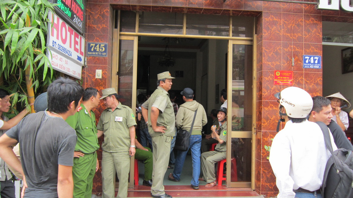 Hiện trường nơi diễn ra vụ việc