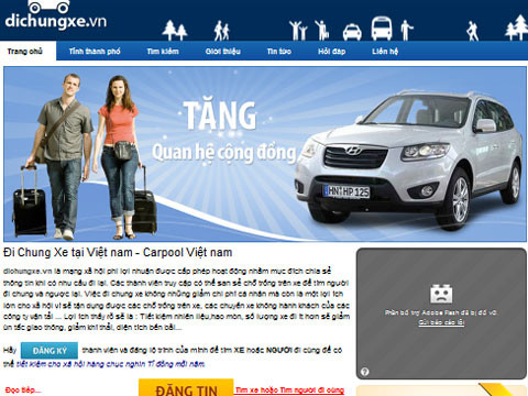 Đi chung xe, lựa chọn mới cho nhiều người để tiết giảm chi phí