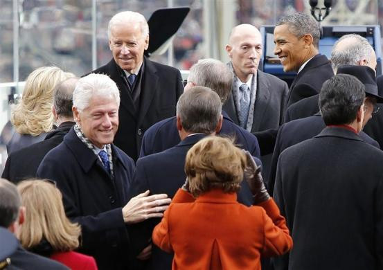 Cựu Tổng thống Bill Clinton cũng có mặt trong lễ nhậm chức