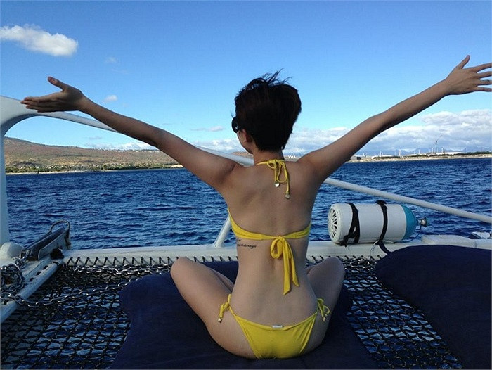 Tóc Tiên biến hóa nhiều phong cách thời trang với mái tóc tém gọn gàng nhưng rất hiện đại